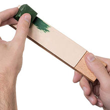 Load image into Gallery viewer, Flattening Stone - The Best Way to Re-Level Sharpening Stones or Waterstones - also known as a Whetstone Fixer, Lapping Plate, Nagura Stone, or Grinding Stone - with BONUS Leather Strop and Compound