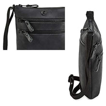 Load image into Gallery viewer, COCHOA Small Triple Zip Real Leather Women's Crossbody- Premium Vintage Crossover Shoulder Sling Bag