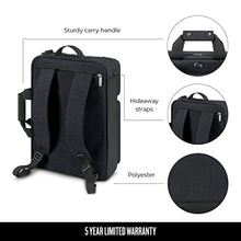 Load image into Gallery viewer, Solo New York Duane Hybrid Convertible Laptop Briefcase, Slate, One Size