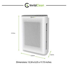 Load image into Gallery viewer, InvisiClean Aura II Air Purifier - 4-in-1 H13 True HEPA, Ionizer, Carbon + UV Light - Air Purifier for Allergies & Pets, Viruses, Bacteria, Home, Large Rooms, Dust, Mold, Allergens, Odor Elimination