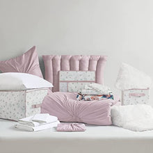 Load image into Gallery viewer, Comfort Spaces Dorm Room Comforter Set - College Essentials, Complete Dormitory Bedroom Pack And Sheet with 2 Side Pockets, Queen Kamila Floral Blush 17 Piece