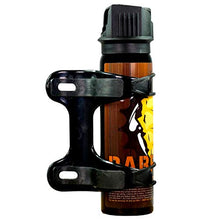 Load image into Gallery viewer, Barricade Pepper Spray for Cyclists - Bicycle Mount - Attaches to Water Bottle Cage & Multiple Other Bike Mounted Locations - 4 Ounce Can of Police Grade Strength