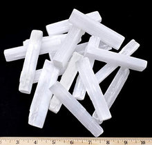 Load image into Gallery viewer, Dancing Bear Black Tourmaline & Selenite Combo Pack (1 LB Each) Bulk Rough Raw Natural Stones for Good Vibes, EMF & Radiation Protection, Healing Crystals, Info Cards, Cleansing Energy, Made in USA