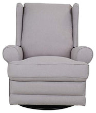 Load image into Gallery viewer, Amazon Brand – Ravenna Home Manning Swivel Base Recliner, 34.6"W, Grey