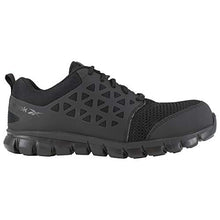 Load image into Gallery viewer, Reebok Work Men's Sublite Cushion RB4039 Safety Toe Athletic Work Shoe, Black, 10.5 M US