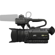 Load image into Gallery viewer, JVC GY-HM250 UHD 4K Streaming Camcorder W/ 64GB Memory Card, HDMI Cable, Case, LED Light, Cleaning Kit and More. Professional Bundle