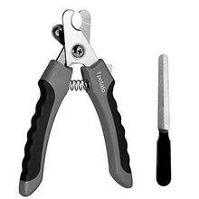 Load image into Gallery viewer, Tpotato Dog Nail Clippers, Dog Nail Trimmer Large Breed with Quick Sensor,Safari Professional cat Nail Clipper with Safety Guard and Nail File.