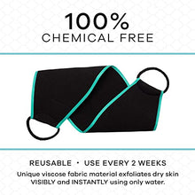 Load image into Gallery viewer, Dermasuri Deep Exfoliating Back Scrubber - 27 Inches Long, 8 Inches Wide - Bath & Shower Body Scrubber - Exfoliator Scrub Tool - Skin Care for Women & Men - Exfoliation Body Scrubber for Shower