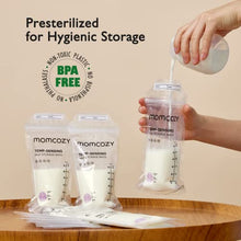 Load image into Gallery viewer, Momcozy Portable Bottle Warmer for Travel & Momcozy Breastmilk Storing Bags 120pcs