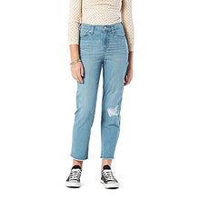 Load image into Gallery viewer, Signature by Levi Strauss & Co. Gold Label Girls' High Rise Ankle Straight Jeans, Double Dutch, 7