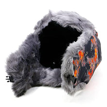 Load image into Gallery viewer, BCDlily Men Women Trapper Hats Cold Weather Outdoor Sports Trooper Russian Caps Warm Winter Hat with Ear Flaps (Orange)