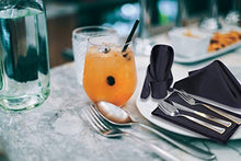 Load image into Gallery viewer, Ruvanti Kitchen Cloth Napkins 12 Pack 18 X 18 Inch Dinner Napkins Soft, Comfortable, Reusable Napkins,Durable Linen Napkins, Perfect Table Napkins, Sky Blue Napkins for Dinners, Parties & Weddings.