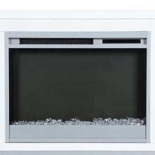 Load image into Gallery viewer, Ameriwood Home Lumina Fireplace TV Stand for TVs up to 70" (White)