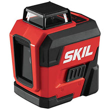 Load image into Gallery viewer, SKIL 65ft. 360° Red Self-Leveling Cross Line Laser Level with Horizontal and Vertical Lines Rechargeable Lithium Battery with USB Charging Port, Compact Tripod & Carry Bag Included - LL932201