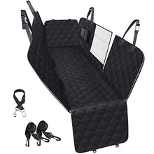Load image into Gallery viewer, PETICON Car Seat Cover for Dogs, 100% Waterproof Dog Seat Cover for Back Seat with Mesh Window, Scratchproof Dog Car Hammock for Cars, Trucks, SUVs, Jeep, Nonslip Back Seat Protection