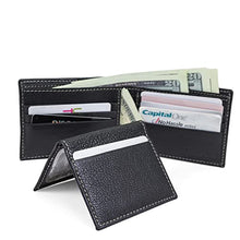 Load image into Gallery viewer, Timberland Men's Genuine Leather RFID Blocking Passcase Security Wallet, black, One Size