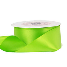 Load image into Gallery viewer, VATIN 2 inches Solid White Double Faced Polyester Satin Ribbon for Craft, Gift Wrapping, Hair Bow, Wedding Deco 25 Yard Spool