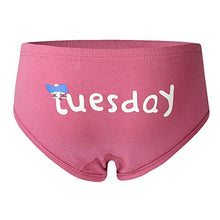 Load image into Gallery viewer, Core Pretty Baby Underwear Toddler Little Girls Soft Cotton Panties Week Underpants Hipster Briefs Monday to Sunday Daily Princess Clothing Novelty Gifts (Pack of 7) (Week, 3-4T), 3T / 4T