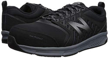 Load image into Gallery viewer, New Balance Men's 412 V1 Alloy Toe Industrial Shoe, Black/Silver, 10 M US