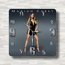 Load image into Gallery viewer, Art time production Mariah Carey 11’’ Handmade Wall Clock - Get Unique décor for Home or Office – Best Gift Ideas for Kids, Friends, Parents and Your Soul Mates
