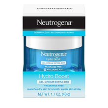 Load image into Gallery viewer, Neutrogena Hydro Boost Hyaluronic Acid Hydrating Gel-Cream Face Moisturizer to Hydrate & Smooth Extra-Dry Skin, Oil-Free, Fragrance-Free, Non-Comedogenic & Dye-Free Face Lotion, 1.7 oz