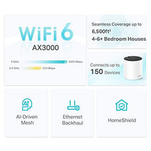 Load image into Gallery viewer, TP-Link Deco AX3000 WiFi 6 Mesh System(Deco X55) - Covers up to 6500 Sq.Ft. , Replaces Wireless Router and Extender, 3 Gigabit ports per unit, supports Ethernet Backhaul (3-pack)
