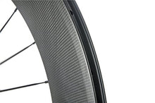 Load image into Gallery viewer, Queen Bike 88mm Carbon Wheels 700c Wheelset Matte Finish Bike Carbon Wheels Clincher