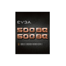 Load image into Gallery viewer, EVGA 110-BQ-0500-K1, 500 Bq, 80+ Bronze 500W, Semi Modular, FDB Fan, 3 Year Warranty, Power Supply
