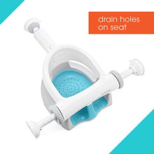 Load image into Gallery viewer, Summer My Bath Seat Soft Support (Aqua ) – Contoured Bath Seat for Children Transitioning to the Adult Bathtub – Features Drain Holes, Sure & Secure Suction Cups, and Spacious Open-Side Design