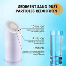 Load image into Gallery viewer, PUREPLUS 5 Micron 10" x 2.5" Whole House Sediment Home Water Filter Cartridge Replacement for Any 10 inch RO Unit, Culligan P5, Aqua-Pure AR110, Dupont WFPFC5002, CFS10, WHKF-G05, 4Pack