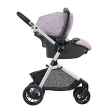 Load image into Gallery viewer, Evenflo Pivot Modular Travel System, Lightweight Baby Stroller, Sleek & Versatile, Easy Infant Car Seat Transfer, Oversized Storage Basket, Blanket Boot, Travel Stroller, 3-Panel Canopy, Sandstone Tan