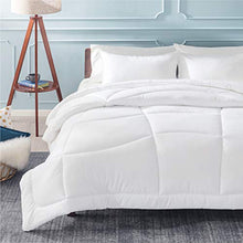 Load image into Gallery viewer, Bedsure Down Alternative Duvet Insert Full/Queen Size - Ergonomic 300 GSM Microfiber Hypoallergenic Comforter with Corner Tabs - Quilted Lightweight All Season White