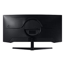 Load image into Gallery viewer, SAMSUNG 34-Inch Odyssey G5 Ultra-Wide Gaming Monitor with 1000R Curved Screen, 165Hz, 1ms, FreeSync Premium, WQHD (LC34G55TWWNXZA, 2020 Model), Black (Renewed)
