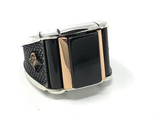 Load image into Gallery viewer, KAR 925K Stamped Sterling Silver Black Onyx Men's Ring K6F (10.25)