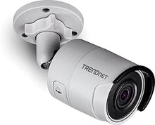 Load image into Gallery viewer, TRENDnet Indoor-Outdoor 4MP H.265 120dB WDR PoE Bullet Network Camera, IP67 Weather Rated Housing, Smart Covert IR Night Vision Up To 30m (98 ft), MicroSD Card Slot (Up to 128GB), White, TV-IP1314PI