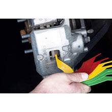 Load image into Gallery viewer, BSBMIEQM Brake Lining Thickness Gauge, Car Automotive Brake Pad Measuring Ruler Tool, Measure Disc and Drum Brake Pads Feeler Gauge, Color-Coded,SAE & Metric,Durable Steel Brake Rotor Gauge