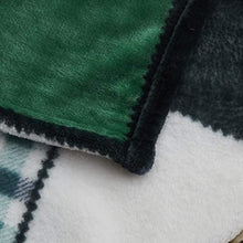 Load image into Gallery viewer, Tache Forest Green Farmhouse Super Soft Micro Fleece Plaid Patchwork Plush Lightweight Dual-Sided Decorative Couch, Sofa, Travel, Lap, Bed Throw Blanket, 63x87, Twin Size