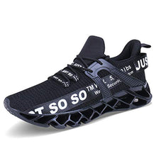 Load image into Gallery viewer, UMYOGO Mens Athletic Walking Blade Running Tennis Shoes Fashion Sneakers (10 M US, 1-Black)