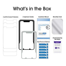 Load image into Gallery viewer, amFilm Screen Protector Glass for iPhone 11 / iPhone XR (6.1" display) (3 Pack) With Easy Installation Tray