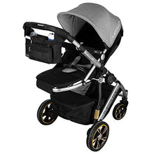 Load image into Gallery viewer, Universal Stroller Organizer with Insulated Cup Holder by Momcozy - Detachable Phone Bag & Shoulder Strap, Fits for Stroller like Uppababy, Baby Jogger, Britax, Bugaboo, BOB, Umbrella and Pet Stroller