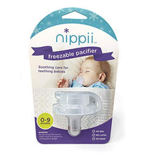Load image into Gallery viewer, Nippii Baby Freezable Teether Pacifier Fill with Water. Freezable Pacifier Provides Cold Soothing Gum Teething Relief for Teething Babies