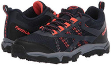 Load image into Gallery viewer, Reebok Boys Rugged Runner Running Shoe, Collegiate Navy/Vivid Orange/Cold Grey, 6.5 M US Little Kid