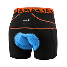 Load image into Gallery viewer, BALEAF Men's Bike Cycling Underwear Shorts 3D Padded Bicycle MTB Liner Shorts (Orange, L)