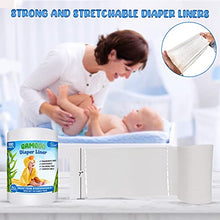 Load image into Gallery viewer, Ravel Bamboo Unscented Diaper Liners - 100% Bamboo Disposable Cloth Diaper Inserts, Gently and Soft Biodegradable, Chlorine & Dye and Fragrance Free- 100 Sheets Per Roll, (4PK) 400 - (4 Roll, Bamboo)