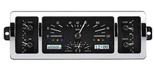 Load image into Gallery viewer, Dakota Digital VHX-40C-PU-K-W Compatible with 1940-46 Chevy Pickup Truck VHX Analog Gauge Instrument System Black Alloy White Backlighting