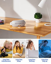 Load image into Gallery viewer, Eye Massager, RENPHO Music Rhythm Eye Mask with Bluetooth, Vision Window and 16 Silicone Massage Heads, 5 Modes Vibrating Massage Eyes for Eye Relax, Dry Eyes, etc. After Overuse Computer or Phone