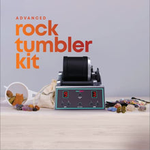 Load image into Gallery viewer, Advanced Professional Rock Tumbler Kit - with Digital 9-Day Polishing Timer & 3 Speed Settings - Turn Rough Rocks into Beautiful Gems : Great Science & STEM Gift for Kids All Ages : Geology Toy