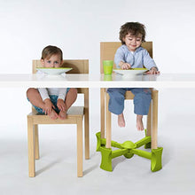 Load image into Gallery viewer, KABOOST Booster Seat for Dining Table, Green - Goes Under The Chair - Portable Chair Booster for Toddlers and Grown Ups