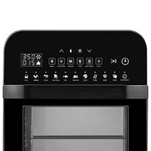 Load image into Gallery viewer, GoWISE USA GW44803 Ultra 12.7-Quart Electric Air Fryer Oven with Rotisserie and Dehydrator + 11 Accessories and 50 Recipes, Black, QT