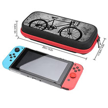 Load image into Gallery viewer, for Nintendo Switch 's Storage Box, (Shockproof) Hard Shell Case Travel Bag with 20 Game Card Pockets for Switch Console Joy-Con & Accessories,Old Bicycle On A Wooden Floor